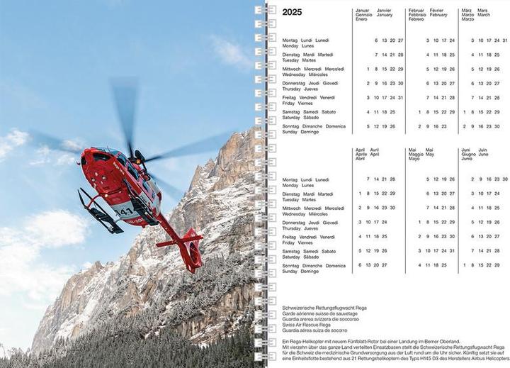 Image du produit Agenda Photo-Almanach Suisse (15 x 21 cm, Allemand, Français, Anglais, Italien)