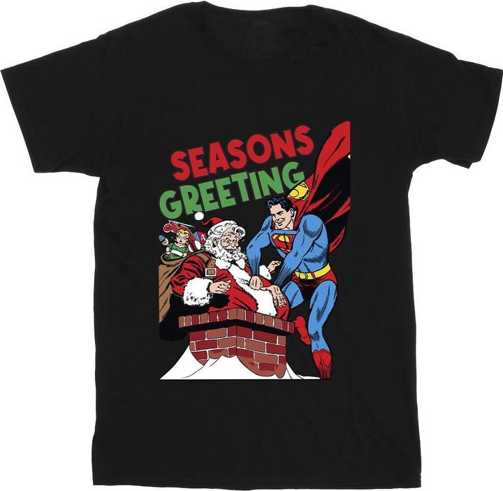 Superman Santa Comic TShirt (S)