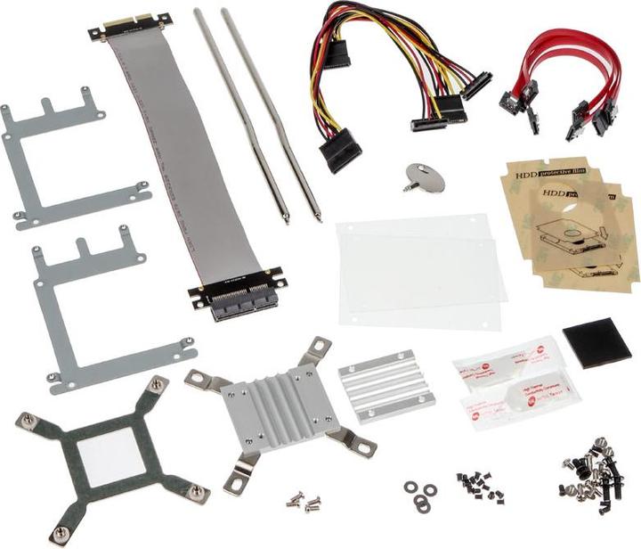 Image du produit Akasa Galileo TU3 Thin-Mini-ITX 1U Boîtier, OEM (Mini ITX Thin Mini ITX)
