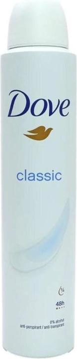 Actual product image Dove Classic Anti-perspirant Deodorant Spray 200ml (Spray, 200 ml)