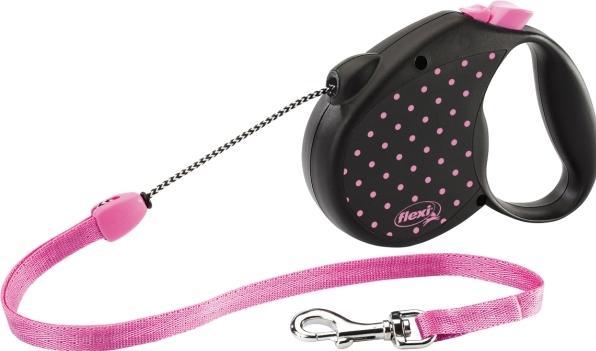 Produktbild Flexi Color Dots 2014 S snor 5M, 12KG, pink (S, Hund, Hundesport)