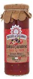 Delizie di Calabria Sugo Bomba Calabrese - scharfe italienische Tomatensauce mit gemischtem Gemüse und Peperoncino aus K (330 g)