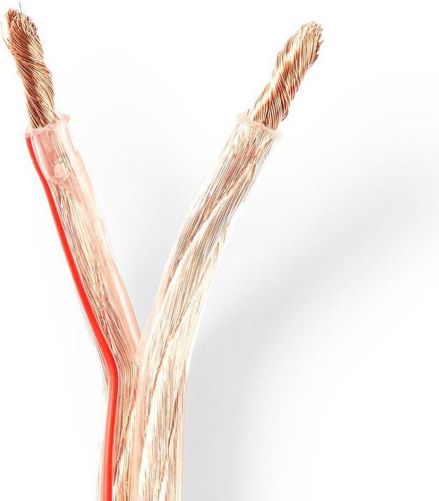 Productafbeelding Nedis Luidsprekerkabel| 2x 6,00 mm²| CCA| 100,0 m| rond| PVC| Transparant| - verlenging (100 m, 6 mm²)
