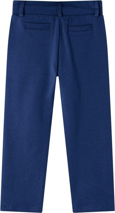 Actual product image VidaXL Children's trousers with drawstring navy blue 140,Material: 95 (140)