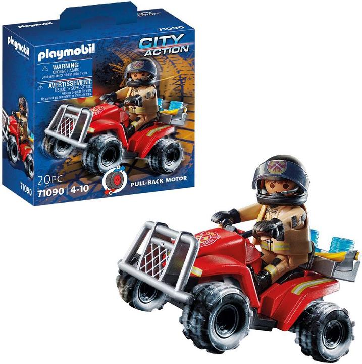 Image du produit Playmobil Quad de vitesse des pompiers (71090, Playmobil City Action)