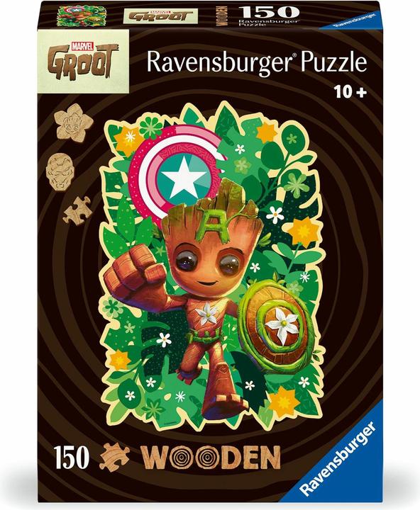 Produktbild Ravensburger WOODEN Puzzle 12001459 - Groot - 150 Teile Kontur-Holzpuzzle mit stabilen (150 Teile)