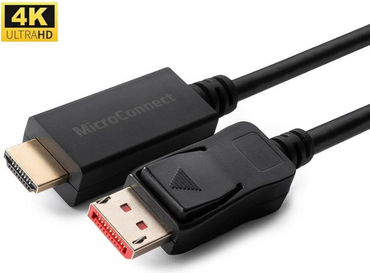 Immagine prodotto MicroConnect MC-DP-HDMI-3004K Cavo video adattatore DisplayPort (3 m, DisplayPort)