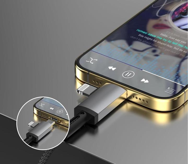 Immagine prodotto PowerGuard Cavo audio AUX da USB-C e Lightning a jack da 3,5 mm