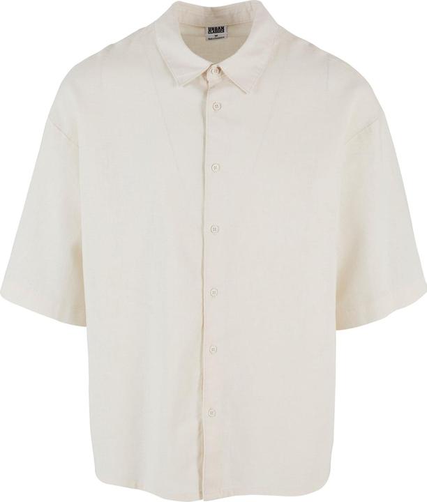 Urban Classics Boxy Cotton Linen Shirt - 161163 (4XL)
