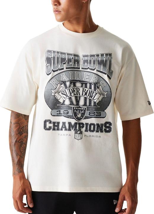 Image du produit New Era NFL Shirt - SUPERBOWL Las Vegas Raiders offwhite (XL)