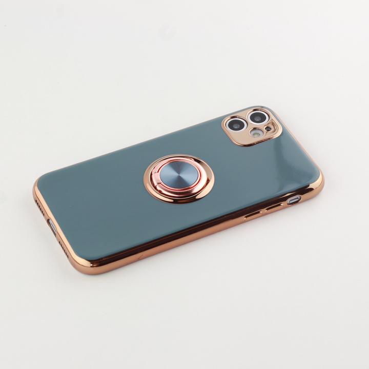 Immagine prodotto PhoneLook Coque Gel Bronze avec anneau gris (Apple iPhone 14 Pro)
