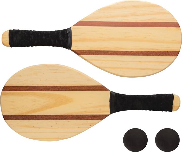 Xd Collection TischtennisSet Frescobol aus Holz (2 Stk.)