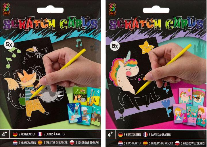 Produktbild Grafix Rubbelkarten mit Rubbelstift, 5 Stk.