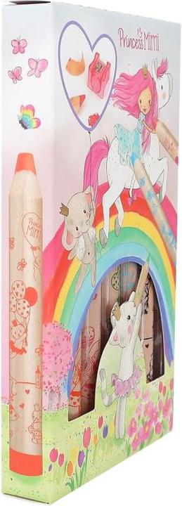 Produktbild Depesche Princess Mimi - Coloured Pencils & sharpener - ( 0412181 ) (Mehrfarbig, 5 x)