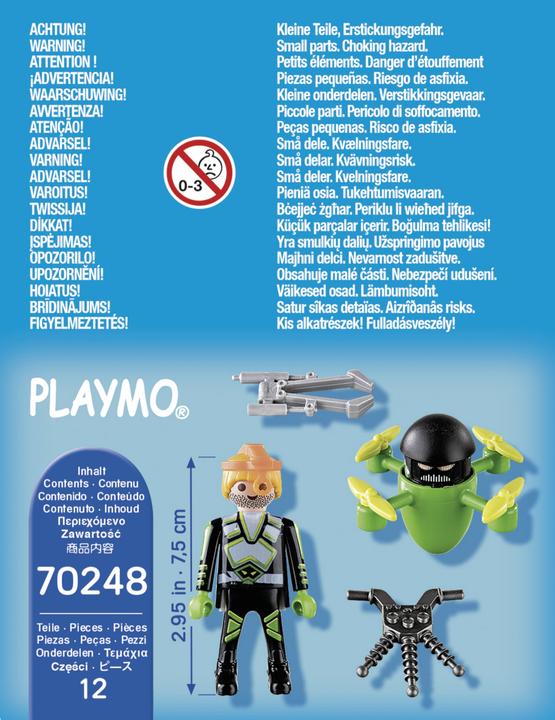 Actual product image Playmobil Agent with drone (70248, Playmobil Special Plus)