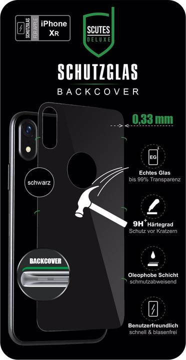 Actual product image Scutes Deluxe 3D Glass Screen Protector - iPhone XR (1 Piece)