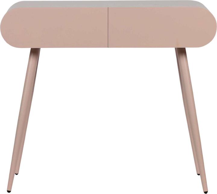 Actual product image BePureHome Side table Flo with drawers Pink (90 x 35 x 79 cm)