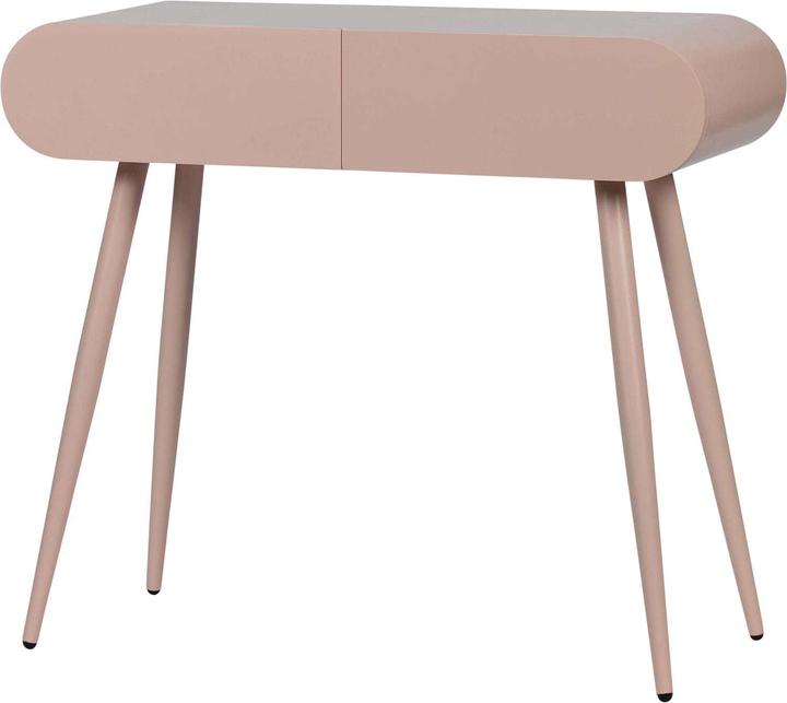 Actual product image BePureHome Side table Flo with drawers Pink (90 x 35 x 79 cm)