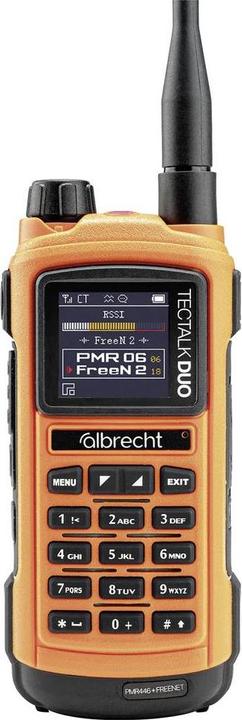 Actual product image Albrecht Tectalk Duo PMR 446 and Freenet 2-piece case set (8 km)