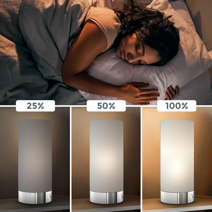 Image du produit B.K.Licht Lampe de table, chrome-gris, 1xE14/40W max. excl. (E14)