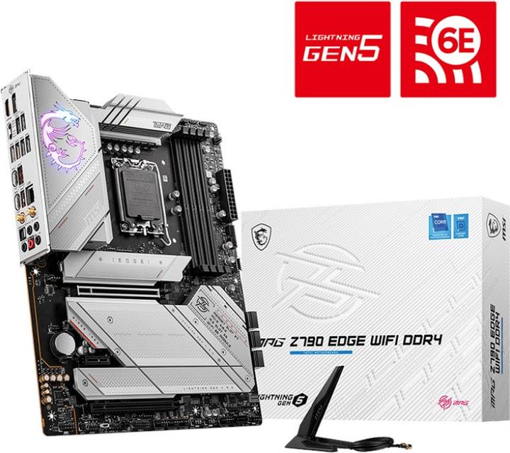 Produktbild MSI MPG Z790 EDGE WIFI DDR4 (LGA 1700, Intel Z790, ATX)