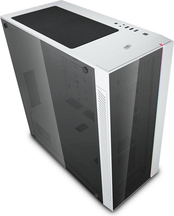 Actual product image Deepcool Matrexx 55 V3 ADD-RGB bk ATX - white - tempered glass 2x 3.5 inch internal (mATX, Mini-ITX, ATX, E-ATX)