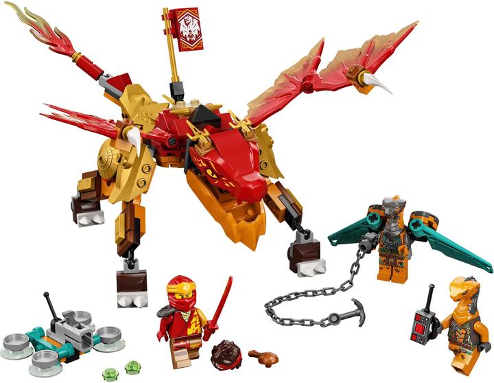 Actual product image LEGO Kai's Fire Dragon EVO (71762, LEGO Ninjago)