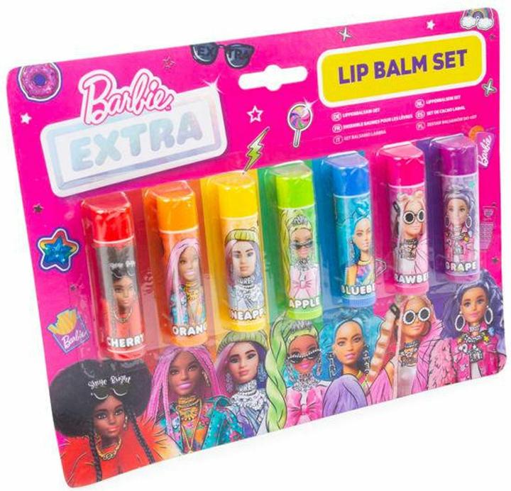 Barbie Farbiger Lippenbalsam Für Kinder 7 Stücke (bunt)