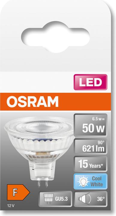 Actual product image Osram Star Mr16 (GU5.3, 6.50 W, 621 lm, 1 x, G)