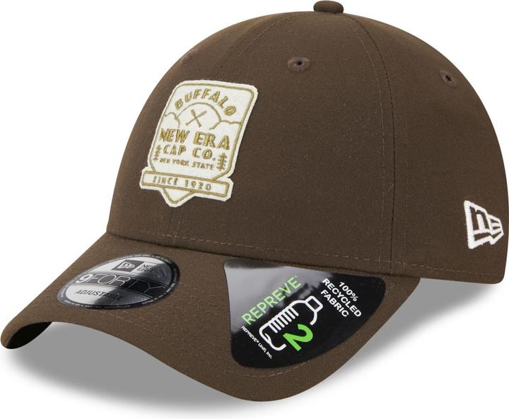 Actual product image New Era 9Forty Strapback Cap - Heritage Brand Patch Brown