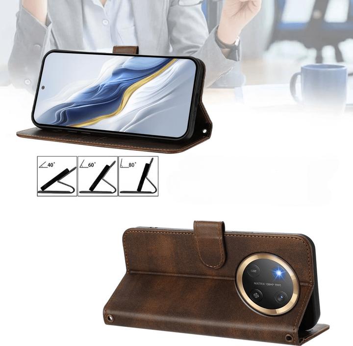 Produktbild Cover-Discount HONOR Magic7 Lite – Wildleder Look Etui im Vintage Design (Honor Magic7 Lite)