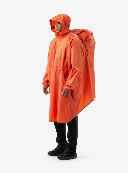 Produktbild Forclaz Poncho Regencape 60 l Wandern - MT500 orange (L)