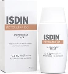 Isdin Fotoultra 100 Spot Prevent Colour SPF50 von 50ml (Sonnencreme Gesicht, SPF 50, 50 ml, 70 g)