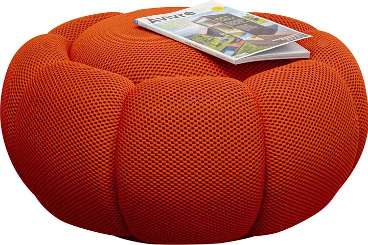 Produktbild Kare Design Hocker Peppo Bloom Orange Ø72cm