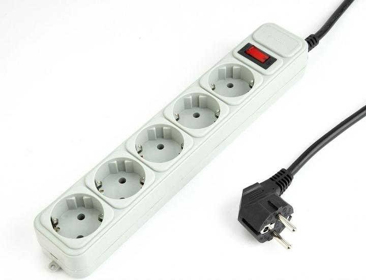 Produktbild Gembird SPG3-B-15C power extension 5 AC outlet(s) (5 x, 4.50 m)