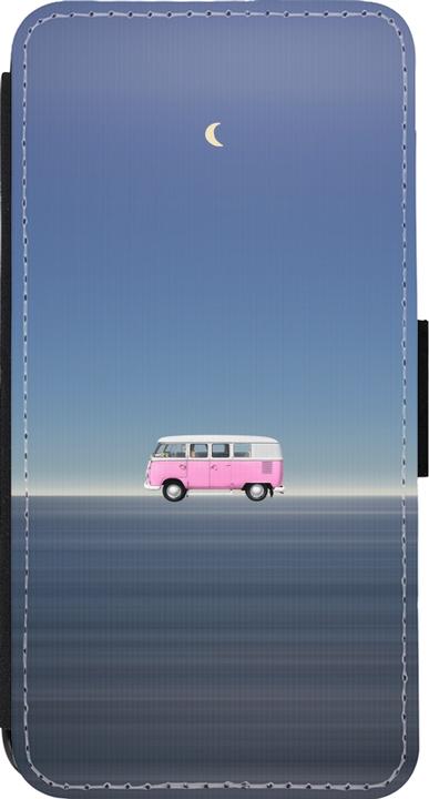 Produktbild PhoneLook Hülle Wallet schwarz Spring 23 pink bus (Apple iPhone 13 Pro)