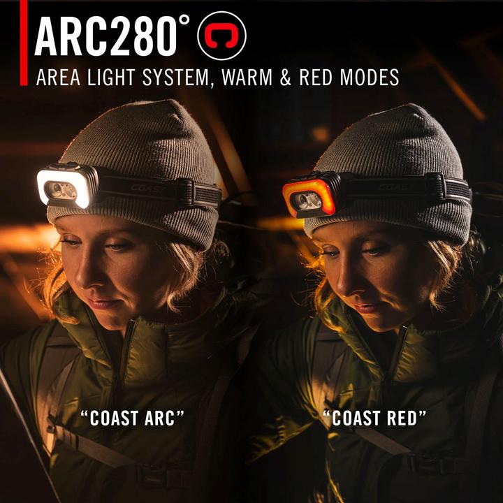 Produktbild Coast RL35R Wiederaufladbare Stirnlampe mit Sprachsteuerung 1000 lumen (1100 lm)