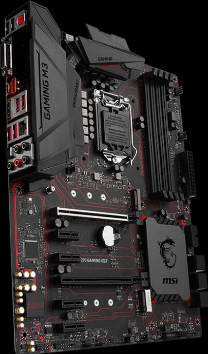 Produktbild MSI Z270 Gaming M3 (LGA 1151, Intel Z270, ATX)