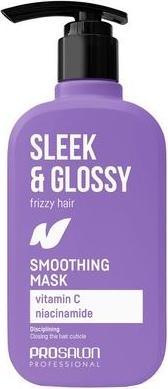 Immagine prodotto Chantal Prosalon Sleek Glossy Maschera lisciante per capelli 375ml (375 ml)