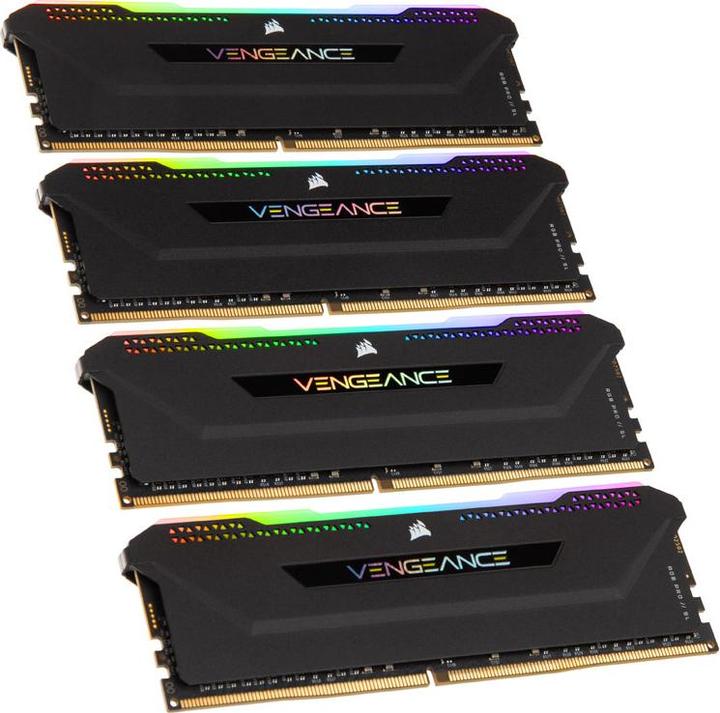 Actual product image Corsair Vengeance RGB Pro SL (4 x 32GB, 3200 MHz, DDR4-RAM, DIMM)