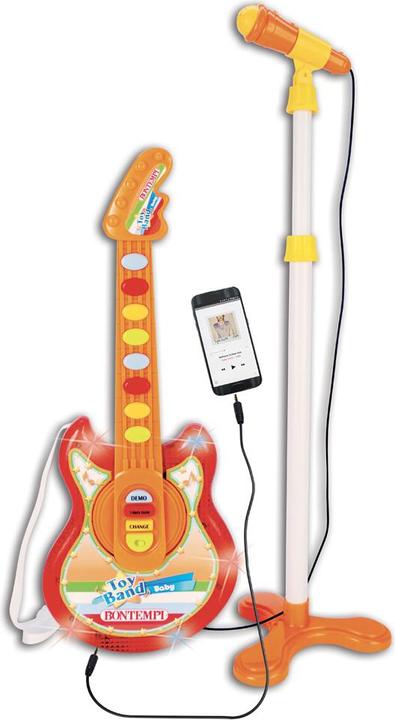 Actual product image No Name Bontempi Baby Electric Guitar with Microphone 19113