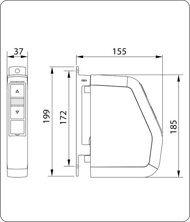 Produktbild Rademacher RolloTron Schwenkwickler Comfort 1500-UW