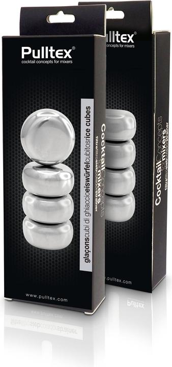 Pulltex Cocktail Ice Cube Inox (Pietre di whisky)