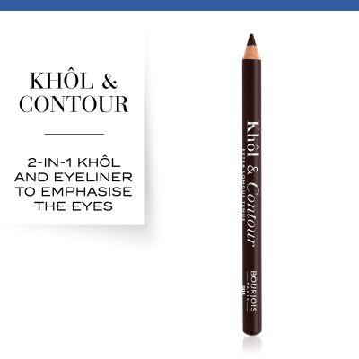 Actual product image Bourjois Khol & Contour (04 Brun-Dépendante)