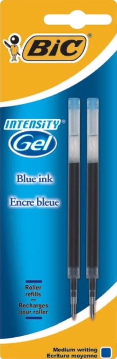 Bic Gel pen refills, line width: 0.35 mm, blue (Gel mine, Blue, 0.70 mm)
