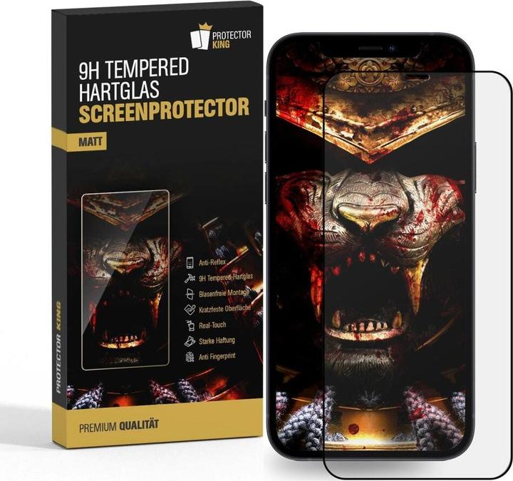 Produktbild Protectorking 6x Echtes Tempered 9H Panzerhartglas Matt Entspiegelt (6 Stück, Apple iPhone 12 Pro Max)