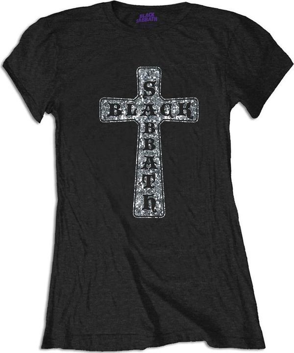 Actual product image Black Sabbath Cross (Black, Diamante) (Girlie) (XL)