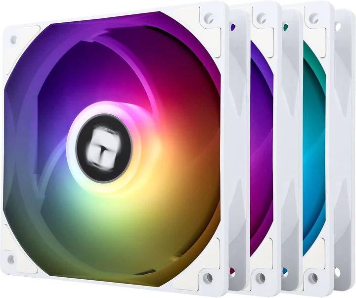 Immagine prodotto Thermalright TL-C12CW-S ARGB - Bianco (confezione da 3) - Cabinet køler - 120 mm - Hvid med RGB - 26 dBA (120 mm, 3 x)