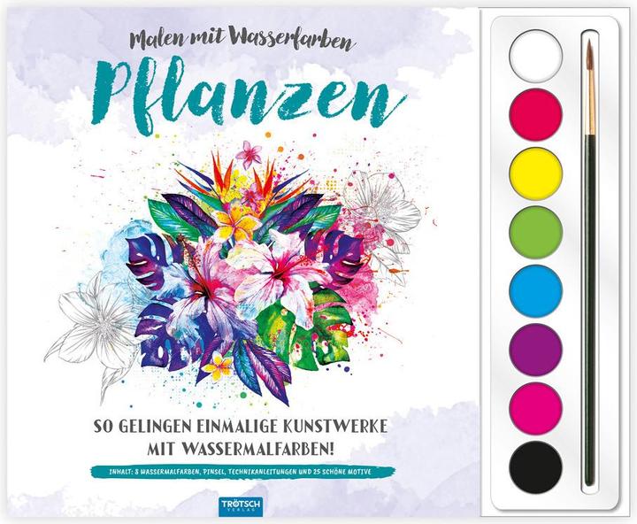 Produktbild Malen mit Wasserfarben Pflanzen