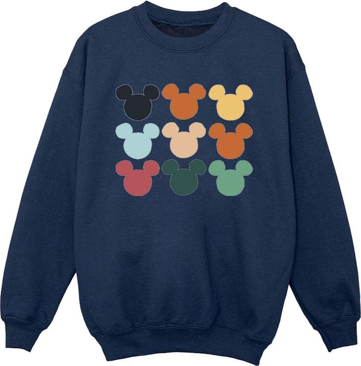 Disney Mickey Mouse Heads Square Sweatshirt Jungen
